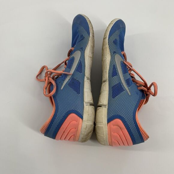 Nike Bionic Athletic Running Sneakers Size 7 Womens Bright Blue Orange Workout - Picture 5 of 7